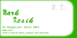 mark kesik business card